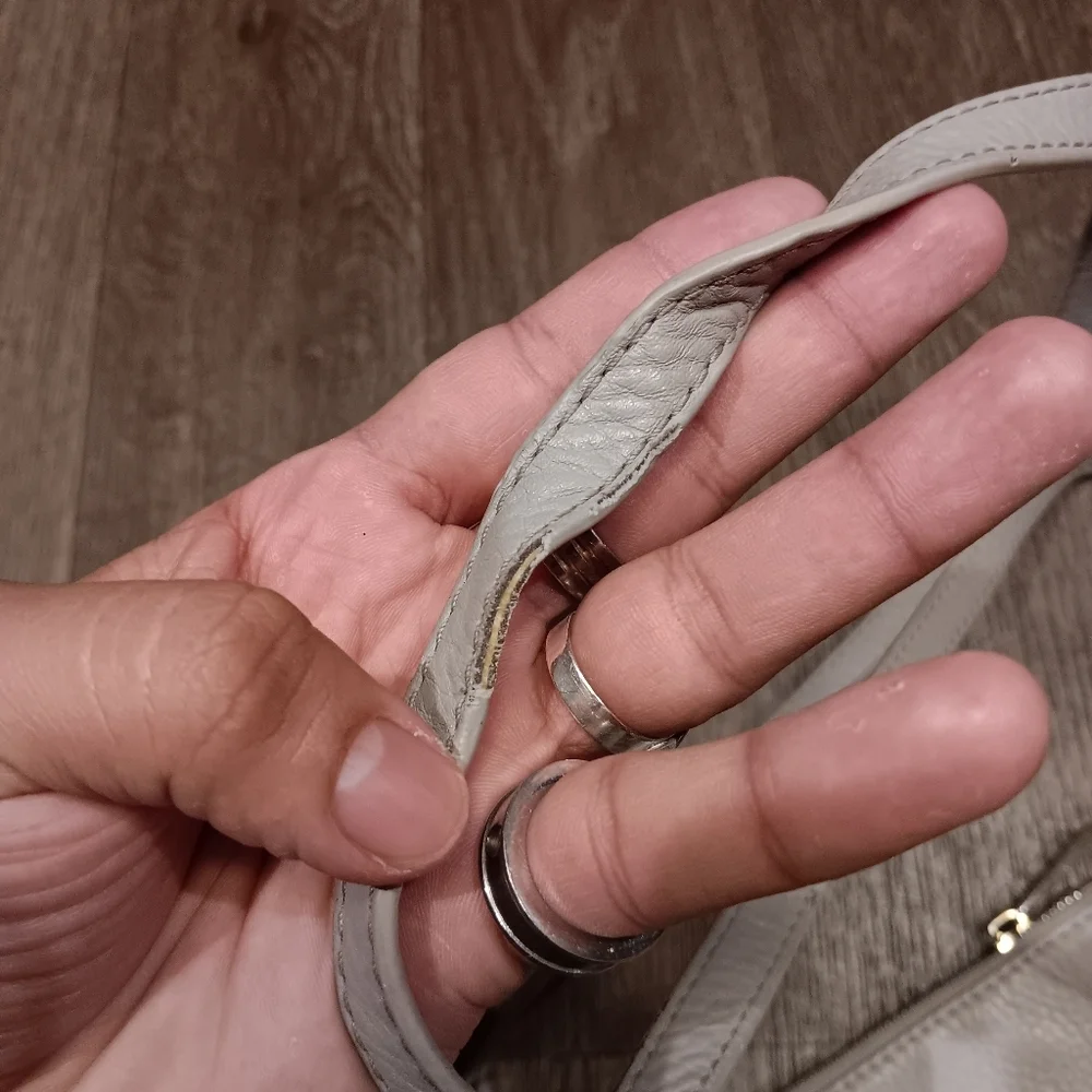 Tory Burch Light Gray Crossbody Bag